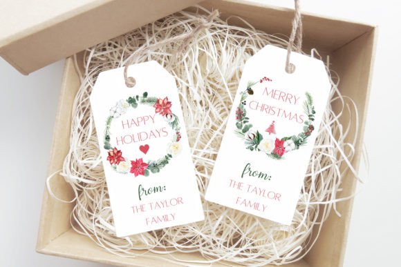 Christmas Tags Canva Template — the creator’s product preview